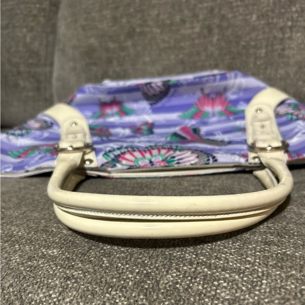 Salvatore Ferragamo Purple and cream butterfly Women's Bag - Picture 4 of 16